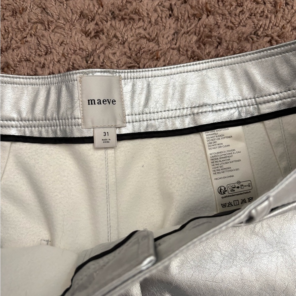 Anthropologie The Ettie High-Rise Crop Wide-Leg Pants by Maeve - Picture 6 of 8
